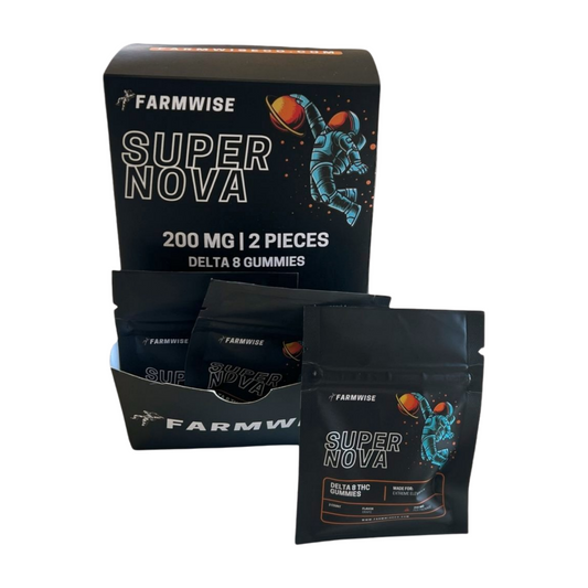 Farmwise 90mg Super Nova Gummies & Display Box